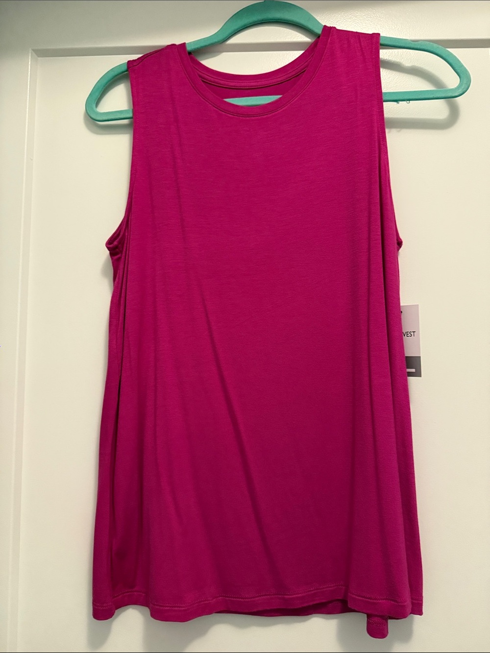 Nine West Fuchsia Relaxed Swing Tank